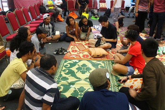 Indonesian LGBT activists participate in a regional network called Camp Sambel  / EngageMedia Online networking and minority rights