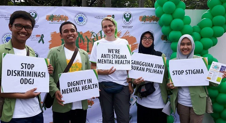 Kampanya Kesehatan Jiwa, Jakarta. Foto oleh Penulis