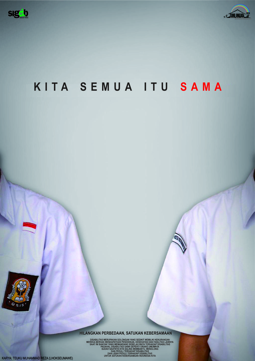 A poster from a competition at a disability event in Yogyakarta - Courtesy of SIGAB and Temu Inklusi liu-brown-2