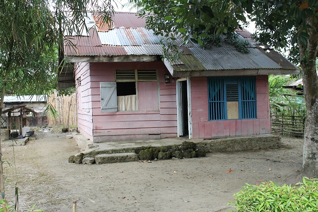 A house built by political prisoners around 1972 in anticipation of the arrival of their families A house built by political prisoners around 1972 in anticipation of the arrival of their families