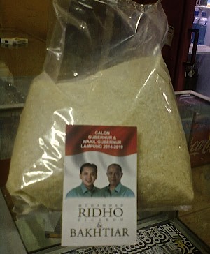 Ridho's campaign sugar - LampungOnline Lampung’s sugar-coated elections